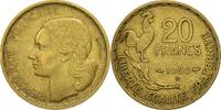 Frankreich 20 Francs Münze, Guiraud, Beaumont - Le Roger, SS -