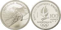 Frankreich 100 Francs Münze, UNZ, Silber, KM:971, Gadoury:C1 -