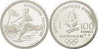 Frankreich 100 Francs Münze, UNZ, Silber, KM:972, Gadoury:C3 -