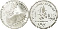 Frankreich 100 Francs Münze, UNZ, Silber, KM:981, Gadoury:C9 -