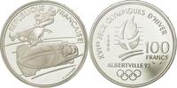Frankreich 100 Francs Münze, UNZ, Silber, KM:981, Gadoury:C9 -