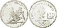 Frankreich 100 Francs Münze, UNZ, Silber, KM:984, Gadoury:C13 -