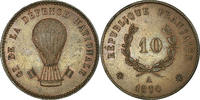 Frankreich 10 Centimes FRANCE, Paris, Bronze, Gadoury #260, 10.52 -