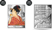 Frankreich 10 Euro UTAMARO KITAWAGA - JEUNE FILLE SOUFFLANT DANS UNE -