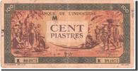 FRENCH INDO-CHINA 100 Piastres 1945 Geldschein, Undated, KM:73, S