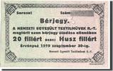 Ungarn 20 Fillér Geldschein, 1919-09-30, UNZ- -