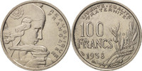 Frankreich 100 Francs Münze, Cochet, Beaumont - Le Roger, SS -