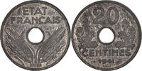 Frankreich 20 Centimes Münze, Paris, VZ, Zinc, KM:PE307, Gadoury:52.EP -