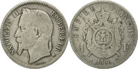 Frankreich Franc Münze, Napoleon III, Napoléon III, Strasbourg, SGE+ -