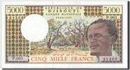 Dschibuti 5000 Francs Geldschein, 1979, KM:38d, UNZ -