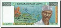 Dschibuti 10,000 Francs Geldschein, 1999, KM:41, UNZ -