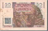 Frankreich 50 Francs Geldschein, 50 F 1946-1951 ''Le Verrier'' -