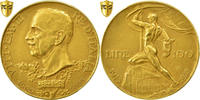 Italien 100 Lire Vittorio Emanuele III, Rome, Gold, PCGS, KM:66 -