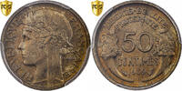 Frankreich 50 Centimes Morlon, Paris, Aluminum-Bronze, PCGS -