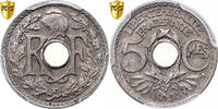 Frankreich 5 Centimes Lindauer, Paris, Kupfer-Nickel, PCGS -