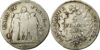 Frankreich 5 Francs Münze, Union et Force, Perpignan, S, Silber -