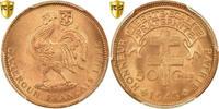Kamerun 50 Centimes Münze, Pretoria, PCGS, MS65RD, Bronze, KM:6 -