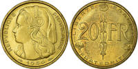 Frankreich 20 Francs Münze, Essai de Simon, Paris, ESSAI, UNZ -