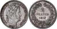 Frankreich 2 Francs Louis-Philippe I, Bordeaux, Silber, VZ, Gadoury:520 -