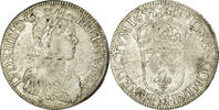 Frankreich Ecu Münze, Louis XIV, Écu à la mèche longue, Toulouse, S -