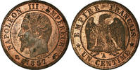 Frankreich Centime Münze, Napoleon III, Napoléon III, Paris, VZ+ -