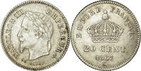 Frankreich 20 Centimes Münze, Napoleon III, Napoléon III, Bordeaux -