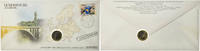 Luxemburg 1 Euro Enveloppe philatélique numismatique, UNZ, Bi-Metallic -
