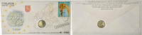 Finnland 2 Euro Enveloppe philatélique numismatique, UNZ, Bi-Metallic -