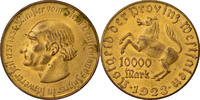 Deutschland 10 000 Mark Münze, Vom Stein, SS, Bronze-Aluminium -