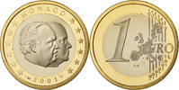 Monaco Euro Prince Rainier et Prince Albert, Proof, STGL, Bi-Metallic -