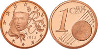 Frankreich Euro Cent Proof, STGL, Copper Plated Steel, KM:1282 -