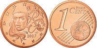 Frankreich Euro Cent Proof / BE, STGL, Copper Plated Steel, KM:1282 -
