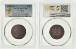 Frankreich 5 Centimes Napoleon III, Paris, Epreuve de Revers, Bronze -