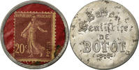 Frankreich 20 Centimes Münze, Savon Dentifrice de Botot, Timbre-Monnaie, SS -