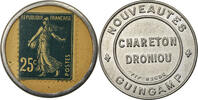 Frankreich 25 Centimes Chareton Droniou, Guingamp, Timbre-Monnaie, VZ -