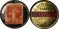 Frankreich 10 Centimes Münze, Bonduel, Fort-Carré, Loos-Lez-Lille -