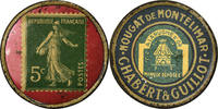 Frankreich 5 Centimes Münze, Nougat de Montélimar Chabert & Guillot -