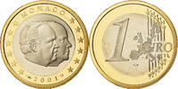 Monaco Euro Prince Rainier et Prince Albert, Proof, STGL, Bi-Metallic -