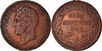 Monaco 5 Centimes, Cinq Münze, Honore V, S, Kupfer, KM:95.2a -