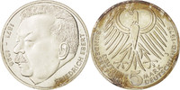 Bundesrepublik Deutschland 5 Mark Münze, Hamburg, Germany, UNZ, Silber -