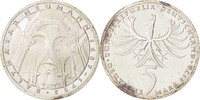 Bundesrepublik Deutschland 5 Mark Münze, Stuttgart, Germany, UNZ -