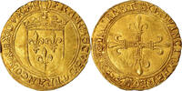 Frankreich Ecu d'or Münze, François Ier, Milan, VZ, Gold, Duplessy:957 -