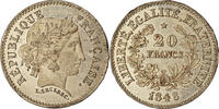 Frankreich 20 Francs Münze, Concours de Leclerc, ESSAI, SS, Tin -