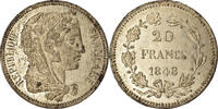 Frankreich 20 Francs Münze, Concours de Gayrard, ESSAI, SS, Tin -