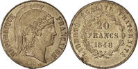 Frankreich 20 Francs Münze, Concours de Bouvet, ESSAI, SS, Tin -