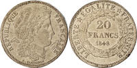 Frankreich 20 Francs Münze, Concours de Farochon, ESSAI, SS, Tin -