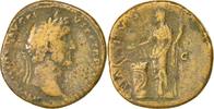 Sesterz Münze, Antoninus Pius, Rome, S, Kupfer, RIC:636 -