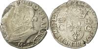 Frankreich Teston Münze, Charles IX, Toulouse, S, Silber, Sombart:4604 -