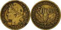 Kamerun 50 Centimes Münze, Paris, SS, Aluminum-Bronze, KM:1 -