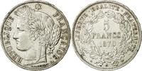 Frankreich 5 Francs Münze, Cérès, Paris, VZ, Silber, KM:819 -